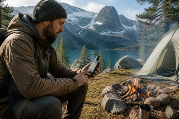 camping gps navigation device terminology context